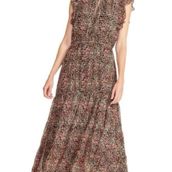 BB Dakota by Steve Madden Sleeveless Multicolor Floral Maxi Dress - Picture 13 of 14